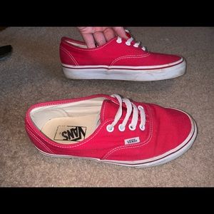 Red Vans
